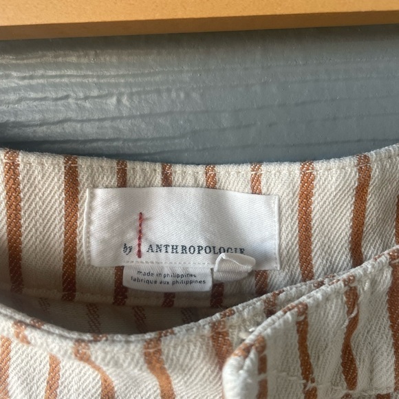 Anthropology wide leg striped  pants - Picture 4 of 4